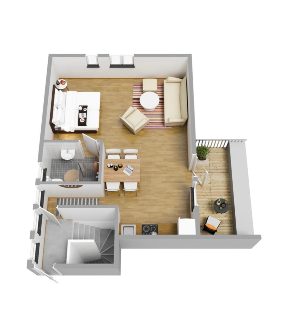 Ferienwohnung Hamnhuset Bjoerkoe Bjorko  Exterior foto